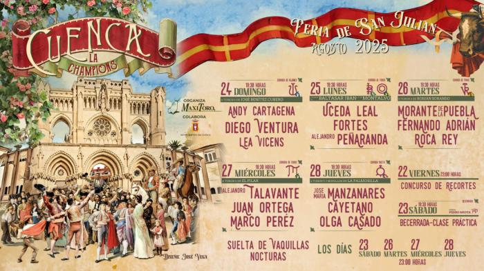 La Champions del toreo vuelve a Cuenca con un cartel de lujo