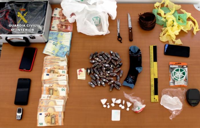La Guardia Civil desactiva cinco puntos de venta de droga en varias localidades de la provincia de Ciudad Real