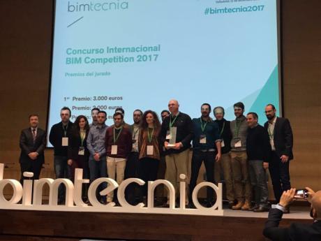 Investigadores de la Escuela Politécnica logran el primer premio del concurso internacional de modelado de información de la construcción