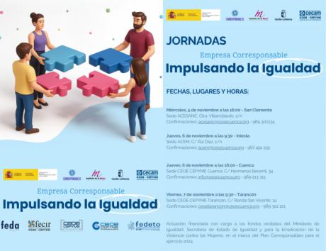 Cuatro jornadas para fomentar la igualdad y la conciliación laboral en la provincia de Cuenca