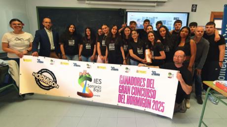 El IES Serranía Baja de Landete gana la primera edición del Gran Concurso del Hormigón en Cuenca
