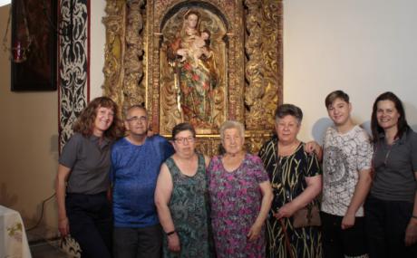 Recuperada la imagen de la Virgen del Rosario de San Pedro de Palmiches tras seis meses de restauración