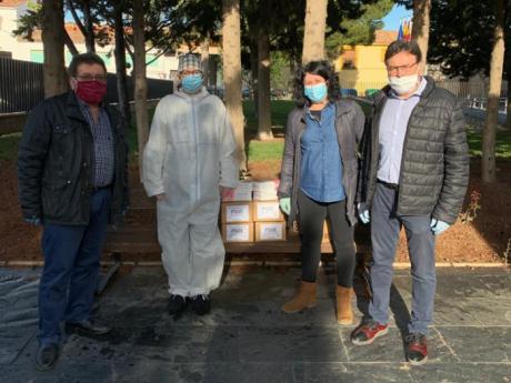 El PSOE de Mota del Cuervo dona más de 1.000 mascarillas y guantes