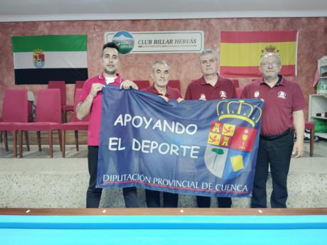 Reparto de puntos en Extremadura que favorece al Conquense de Billar