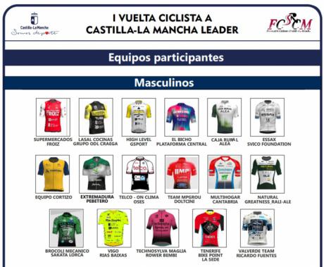 Diecisiete equipos nacionales disputarán la Vuelta a Castilla-La Mancha Leader