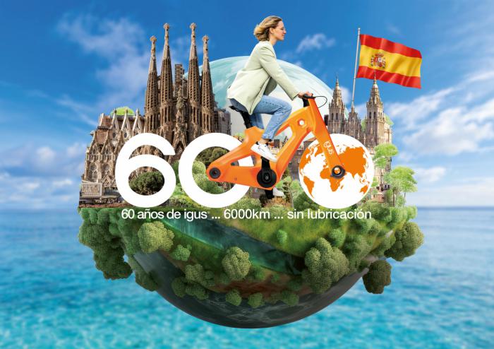 La bicicleta urbana de plásticos reciclados de igus llega a Cuenca en su gira mundial por la movilidad sostenible
 