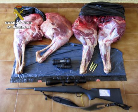 Investigan a tres personas por caza furtiva de un ciervo en una zona cercana al Parque Natural de Cabañeros