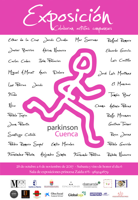 La sala ‘Princesa Zaida” acoge la exposición benéfica de la Asociación ‘Parkinson Cuenca’