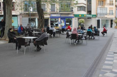 El centro estrena fase 1 recobrando el pulso con dos terrazas y apertura de comercios