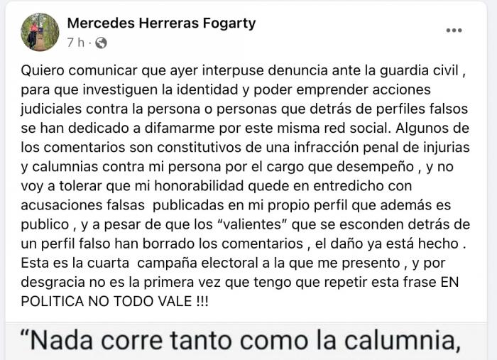 facebook de Mercedes Herreras Fogarty