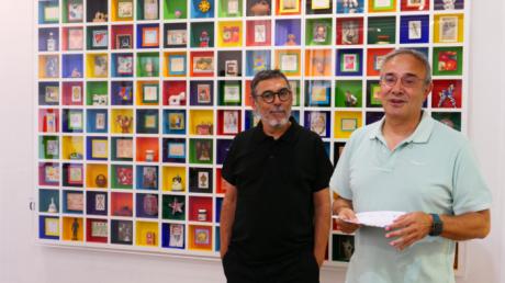 Dani Sanchis expone en Cuenca una colección de 1.447 collages inspirados en el universo de Antonio Pérez