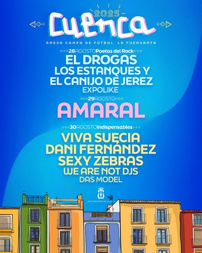 Dani Fernández, Amaral y Viva Suecia protagonizan la Feria de San Julián en Cuenca