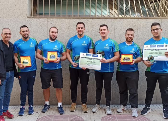 Cristian Martínez y José Andrés Mota, nuevos campeones del Circuito provincial de Frontenis