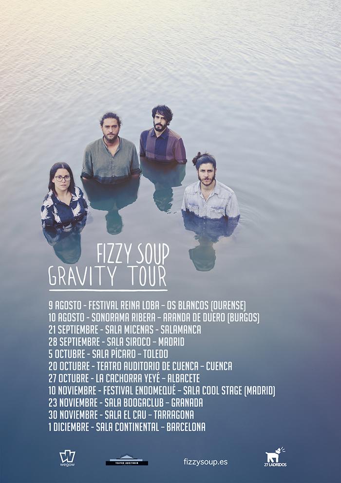 La banda conquense Fizzy Soup presenta Nuevo Vídeo Clip titulado 'Gravity'