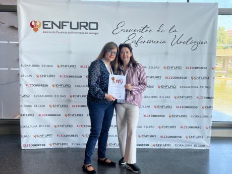 Enfermeras de la Gerencia del Área Integrada de Cuenca, premiadas por la Asociación Española de Enfermería Urológica