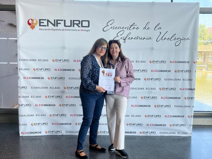 Enfermeras de la Gerencia del Área Integrada de Cuenca, premiadas por la Asociación Española de Enfermería Urológica