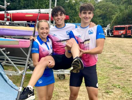 El piragüismo conquense celebra el triunfo de Adrián del Cid en el Descenso del Sella