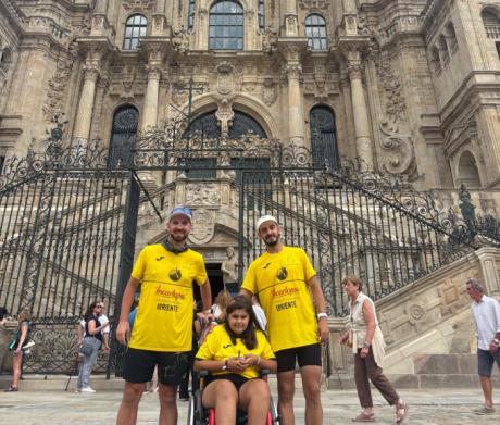 Daniel Caballero completa los 300 kilómetros de su reto solidario por la investigación del cáncer infantil