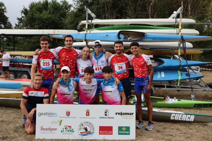 Oro y dos platas para el Club Piragüismo Cuenca en el mítico Descenso Internacional del Sella