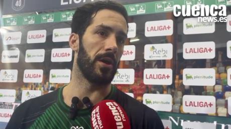 Postpartido | Nacho Pizarro, jugador del BM Cuenca, valora la victoria de su equipo frente al Ángel Ximénez Puente Genil