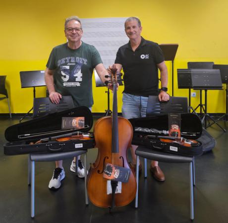 Nuevos instrumentos para la Escuela Municipal de Música gracias a la Asociación de Clubes Deportivos de Cuenca