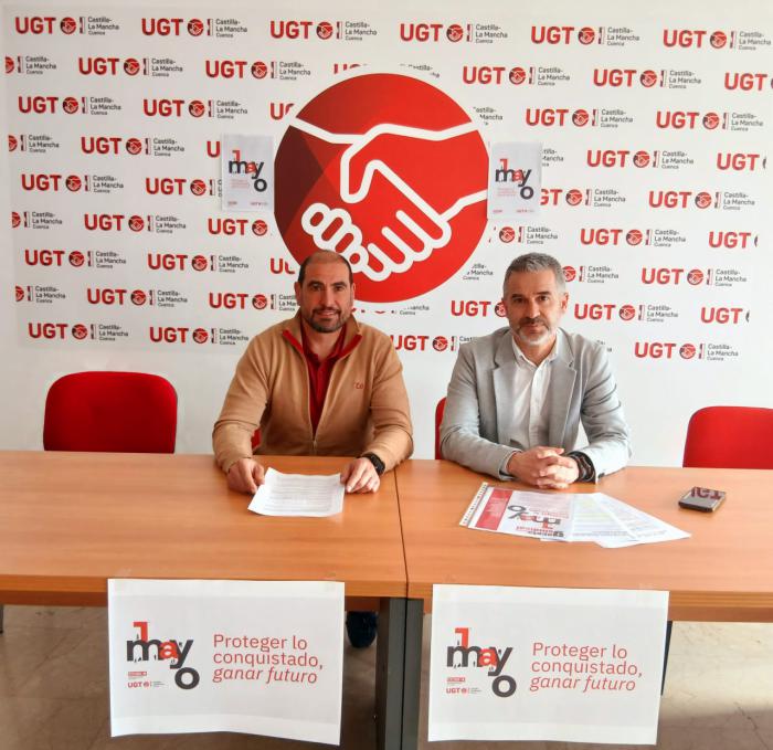 UGT y CCOO Cuenca hacen un llamamiento a los conquenses para manifestarse por los derechos de los trabajadores/as este 1 de mayo