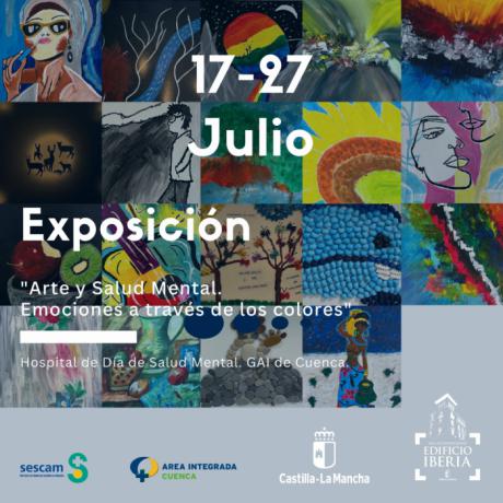 Los pacientes de Salud Mental comparten su talento y emociones en una exposición artística en el Edificio Iberia