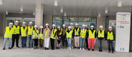 Los alumnos de Formación Profesional en Electromedicina Clínica e Imagen para el Diagnóstico y Medicina Nuclear conocen el nuevo Hospital Universitario