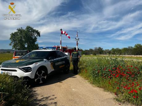 Rescatado un parapentista herido en el Risco Amarillo de la Sierra de Malagón