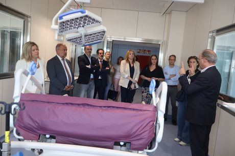 El rector de la UCLM conoce las instalaciones del nuevo Hospital Universitario de Cuenca y los espacios destinados a los alumnos de Ingeniería Biomédica