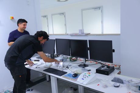 Comienzan los trabajos de preparación del Acelerador Lineal en el Hospital Universitario de Cuenca