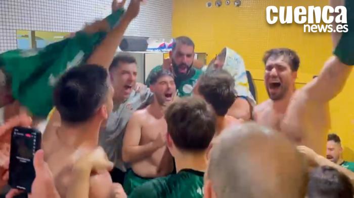 Así celebró el Rebi Cuenca el subcampeonato de la Liga Asobal (VIDEO)