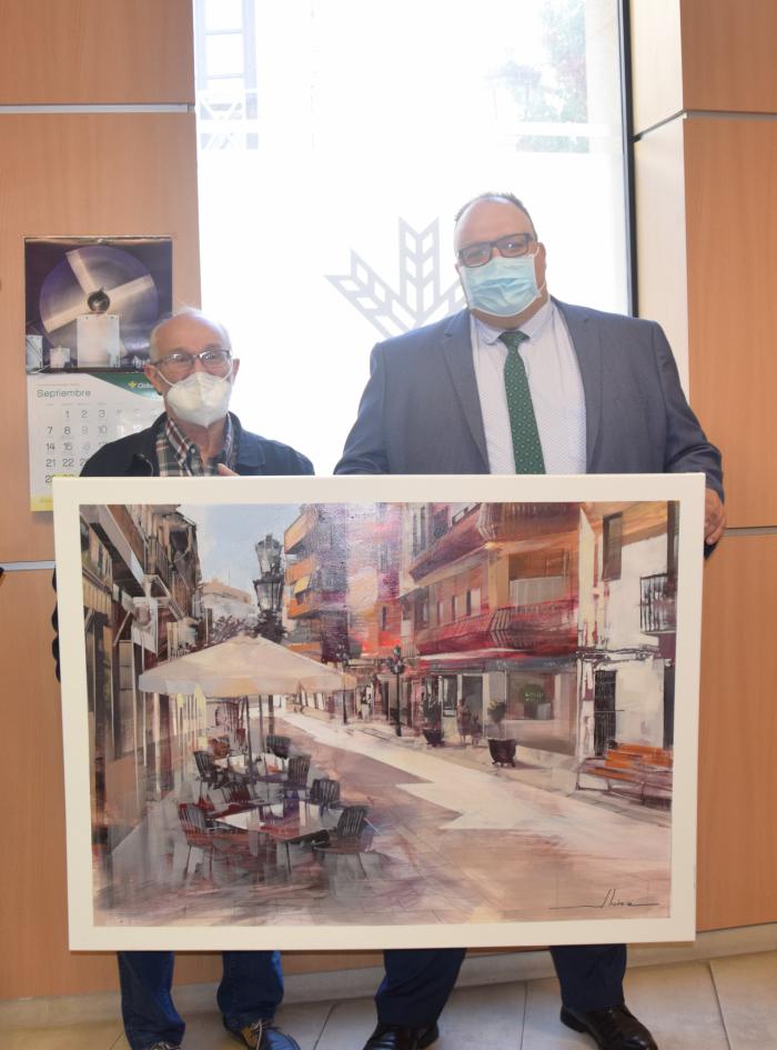 Globalcaja entrega el segundo premio del III Certamen de Pintura Rápida en Quintanar de la Orden