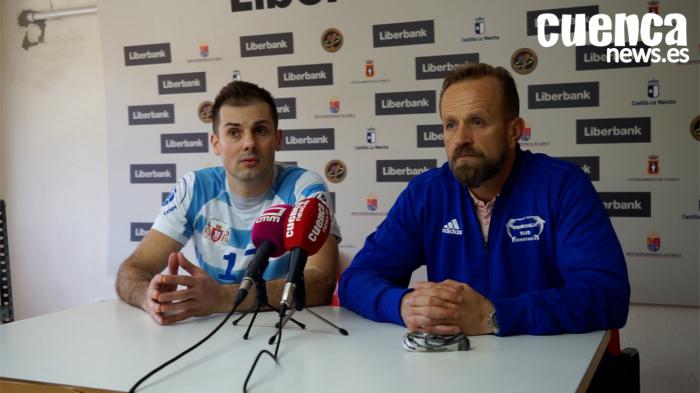 Sala de Prensa EHF CUP| Zvonko Šundovski y Dalibor utura - [Liberbank Cuenca 26- 28 HC Dobrogea Sud]