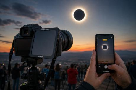 Los filtros solares, imprescindibles para inmortalizar el eclipse del 12 de agosto