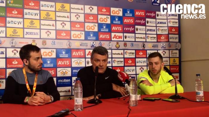 Xavi Pascual, entrenador del Barça Lassa, valora la final contra el Liberbank Cuenca