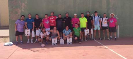 Éxito de participacio&#769;n en la cuarta prueba del Circuito de Frontenis Diputacio&#769;n disputada en Casas de Haro