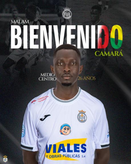 La UB Conquense refuerza el centro del campo con la llegada de Malam Camará