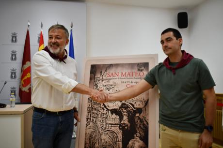 Adrián Rodríguez Sánchez transmite la pasión por San Mateo en el cartel de 2025