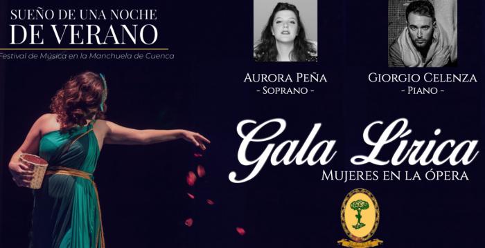 Almodóvar del Pinar acoge el 21 de agosto la Gala Lirica ´Mujeres en la ópera´ con los artistas Aurora Peña y Giorgio Celenza