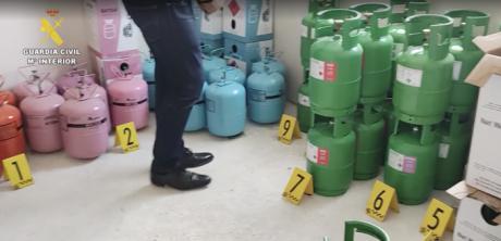 Desmantelada desde Cuenca una red internacional de tráfico ilegal de gases fluorados