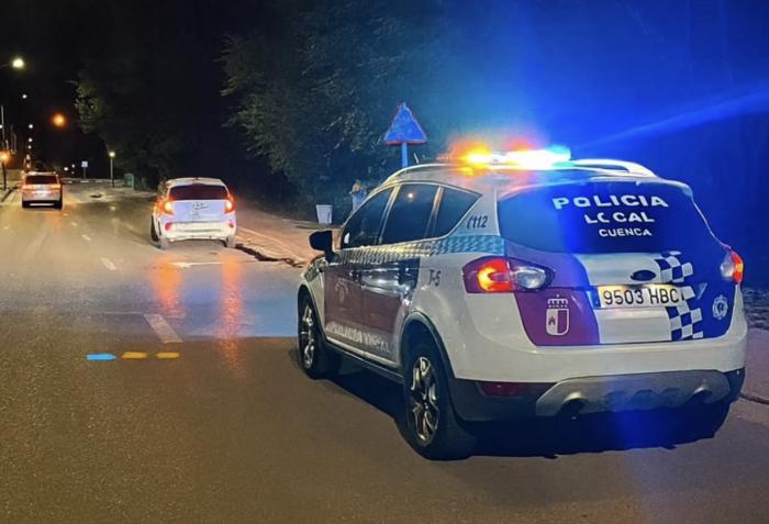 La Policía Local alerta sobre los peligros de no guardar distancia tras un siniestro leve en la capital