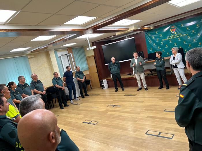 Dolz felicita a la Guardia Civil de Cuenca por el “gran éxito” de los actos de la semana de la Virgen del Pilar