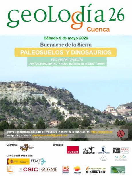 El Geolodía 2026 llevará a Cuenca al mundo de los dinosaurios