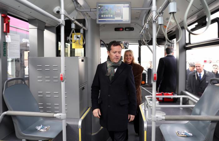 Toledo estrena cinco autobuses 100% eléctricos