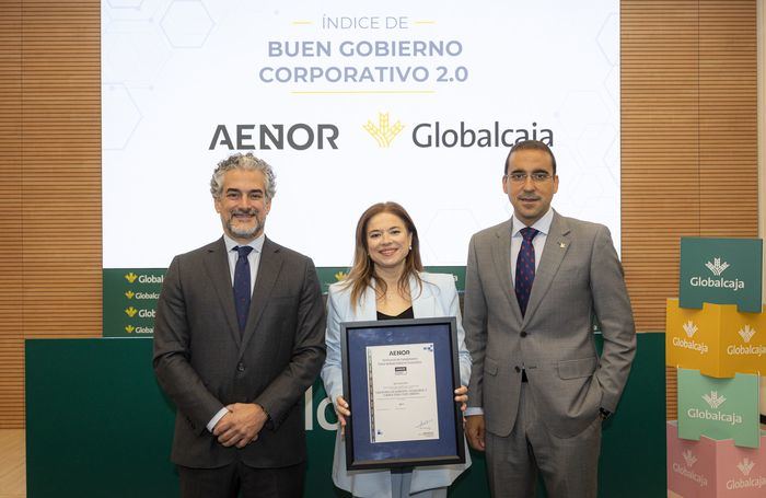 Globalcaja recibe el máximo reconocimiento en Buen Gobierno Corporativo de AENOR