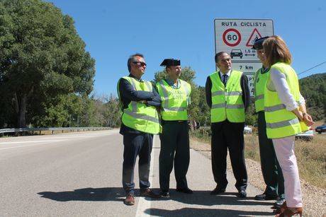 Gregorio valora el funcionamiento de las rutas ciclistas seguras