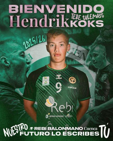 Hendrik Koks, nuevo jugador del BM Cuenca para las dos próximas temporadas
 
 