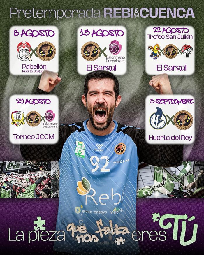 El BM Cuenca disputará cinco amistosos y un triangular en una intensa pretemporada que arranca este miércoles