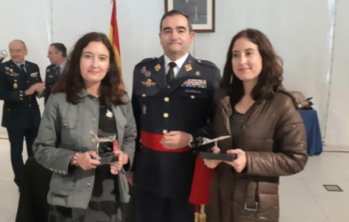 Las hermanas Lara, premiadas por el Ejército del Aire